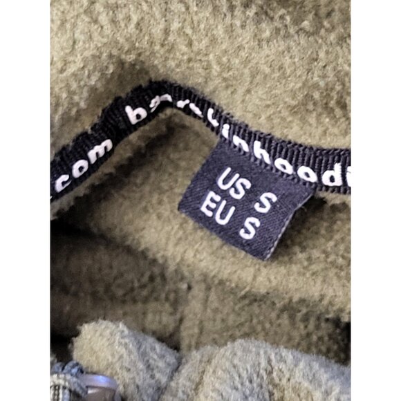 Baerskin green polar fleece tactical hoodie. Unisex size small - Picture 5 of 6